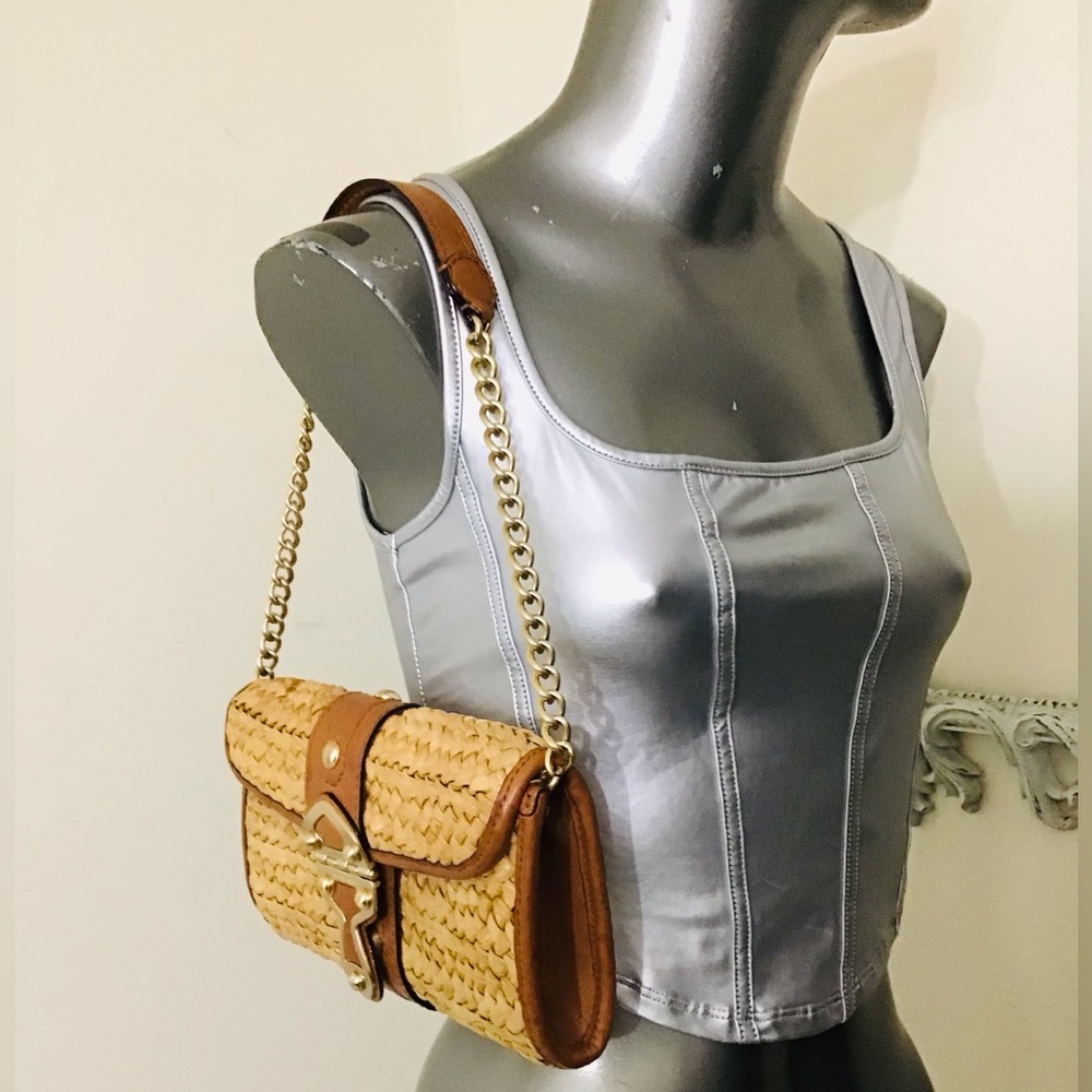 Michael Kors Santorini Straw Clutch - Picture 4 of 13